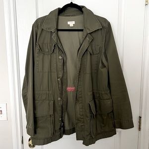 J Crew Green Jacket